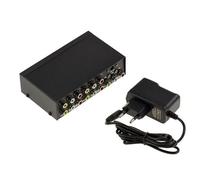 KALEA-INFORMATIQUE Répartiteur audio stéréo et vidéo composite type splitter, duplique à l'identique une source en entrée vers quatre sorties simultanées