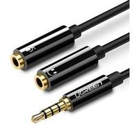Répartiteur casque UGREEN AV141 : jack mâle 3,5 mm vers double jack femelle 3,5