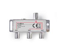 Répartiteur CATV - NEDIS - Modèle non spécifié - Gain max. 6 8 dB - 3 sorties - Fréquence 5-1000 MHz
