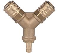 Répartiteur D’Air Comprimé 2 voies Y-Stück Avec Raccord / Embout 1/2"