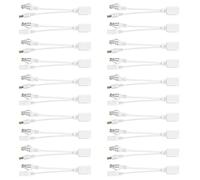 Répartiteur D'adaptateur de Câble Poe RJ45 avec Noyau en Cuivre Pur pour Caméra IP, Alimentation sur Ethernet, Conception Résistante à la Foudre, Plug and Play, 10 Paires