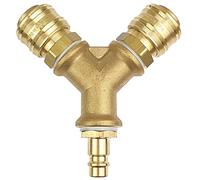 Répartiteur d'air comprimé 2 voies en laiton étanche NBR 7,2 NW Répartiteur Y 1/2"