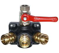 Répartiteur d'air comprimé, prise murale, distributeur d'air, boîte de distribution différentes versions (3 prises avec raccord et robinet sphérique)