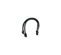 - Répartiteur d'alimentation - alimentation interne 6 broches (M) pour alimentation interne 6 broches (F) - noir