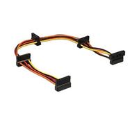 DeLOCK Câble d'alimentation interne 60141 – 0,4 m SATA 15 broches mâle-mâle multicolore