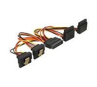 - Répartiteur d'alimentation - alimentation SATA (P) verrouillé pour alimentation SATA (R) clip métal - 3.3 / 5 / 12 V - 15 cm - noir, jaune, rouge,