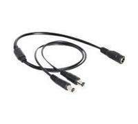 Delock - Répartiteur d'alimentation - DC jack de 5,5 x 2,1 mm (M) pour DC jack de 5,5 x 2,1 mm (F) - 50 cm G