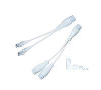 Répartiteur d'alimentation extérieur 2 en 1 pour réseau Ethernet pour systèmes de réseau RJ45