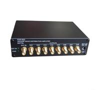Répartiteur de bloc audio FDIS-8SQ pour SMA, répartiteur de signal 8 canaux avec distribution 1PPS et 10M, générateur d'ondes rectangulaires pour laboratoire et appareils de mesure, noir (10M-13dBm)