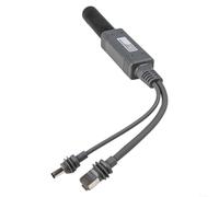 Répartiteur de câble d'alimentation pour Starlink Gen Minis, adaptateur PoE étanche IP68 48 V 2,5 A 100 m Transmission extérieure Répartiteur de cordon d'alimentation pour Internet satellite (PoE +