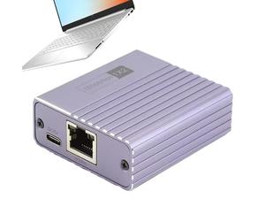 Répartiteur de câble Ethernet | Répartiteur LAN 1 à 4 pour Ethernet, adaptateur de routeur Gigabit haute vitesse, accessoires à faible latence pour bibliothèque, PC, caméra, box TV, maison, salon