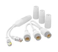 Répartiteur De Câble Ethernet Robuste, Répartiteur Ethernet Poe Étanche, Répartiteur De Câble Ethernet, Répartiteur LAN Compact, Prolongateur Poe Stable, Périphérique Ethernet pour Un De Don