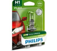 PHILIPS LongLife EcoVision H1 Ampoule projecteur longue portée 12V 55W P14.5s