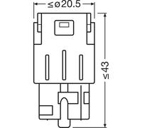Répartiteur de carburant LED 7504DYP-2BL OSRAM