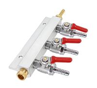 Répartiteur de CO2 de qualité supérieure avec ports de 1/4" pour accessoires de brassage à domicile