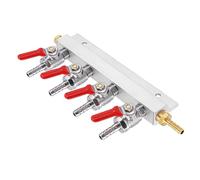 Répartiteur de CO2 de qualité supérieure avec ports de 1/4" pour accessoires de brassage à domicile