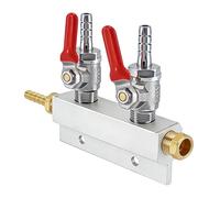 Répartiteur de CO2 de qualité supérieure avec ports de 1/4" pour accessoires de brassage à domicile