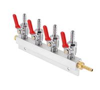 Répartiteur de CO2 de qualité supérieure avec ports de 1/4" pour accessoires de brassage à domicile