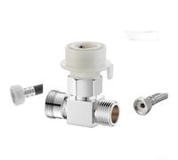 Répartiteur de collecteur de robinet en laiton pour tuyau de machine à | Compatible avec les machines à laver, lave-vaisselle, système de connexion rapide, aucun outil nécessaire, facile à installer