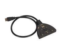 Répartiteur de Commutateur HDMI 4K, Commutateur HDMI 3 en 1, Sélecteur de Commutateur Vidéo 3 Ports pour Ordinateur de Projecteur de Moniteur de Télévision
