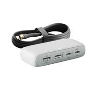 Répartiteur de concentrateurs de type C avec capacité de charge totale de 100 W pour ordinateur portable et gadgets 2 USB C + 2 ports USB 4 ports