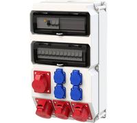 Répartiteur de courant CEE PCE 9028226 Distributeur en plastique mercen2 32 A. IP54