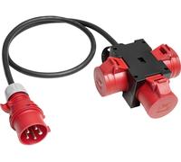 Répartiteur de courant CEE PCE 943071jd Répartiteur compact CEE 16 A avec câble H07RN-F 5 x 1,5 mm² IP44