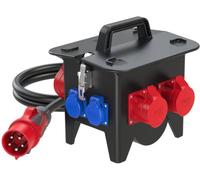 Répartiteur de courant CEE PCE 9473080 Distributeur en caoutchouc plein modèle Ried BV32A IP44