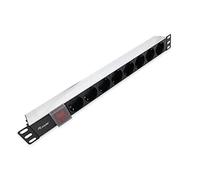 Répartiteur de courant - EQUIP - 8 ports - Aluminium - 2P+T