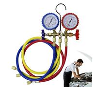 Répartiteur de diagnostic AC - Outil de diagnostic R410A - Outil de réparation automobile - Tuyau de réfrigérant pour climatisation de voiture - Kit de mesure pour réfrigérant R134A/R22/R410/R12