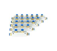 Répartiteur de distributeur d'huile en laiton et aluminium | scénario d'utilisation : ports pneumatiques réglables, 2-10 voies, 4-12 ports(9 Way 11 Port)