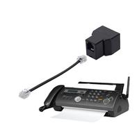 Répartiteur de ligne téléphonique - Port RJ11 - Convertisseur de câble téléphonique à 2 voies | Diviseur pour téléphones fixes, fax, modem, routeur DSL, accessoire de télécommunications à domicile
