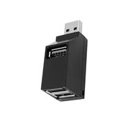 Répartiteur de moyeu USB 2.0 à 3 Ports, extenseur Portable pour Ordinateur Portable, Voiture, Tablette, Air et Autres appareils, Adaptateur USB