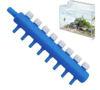 Répartiteur de pompe à air d'aquarium - Tube d'oxygène transparent de 3 cm, connecteur de tube, levier de contrôle du débit | Vannes de contrôle de débit d'air à plusieurs voies pour aquarium