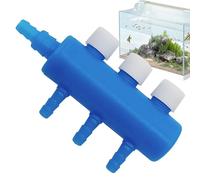 Répartiteur de pompe à air d'aquarium - Tube d'oxygène transparent de 3 cm, connecteur de tube, levier de contrôle du débit | Vannes de contrôle de débit d'air à plusieurs voies pour aquarium