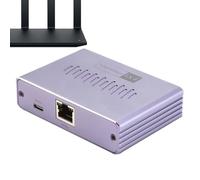 Répartiteur de port Ethernet - Répartiteur Ethernet 1 à 4 | Adaptateur de routeur de transmission de données Plug-and-Play 1000 Mbps pour imprimante, salle de réunion, PC, ordinateur portable, salon