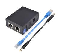 Répartiteur de puissance Ethernet 12 V 5 A, boîtier en métal pour câbles réseau lisses, niveau de puissance RJ45, 10/100/1000 Mbit/s, efficace