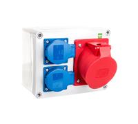 Répartiteur de puissance RS 2x2P+Z, 3P+N+Z 32A encastré 6203-01