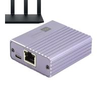 Répartiteur de réseau, répartiteur de câble Ethernet 1 entrée 4 sorties | Adaptateur de routeur Gigabit haute vitesse à faible latence accessoires pour bibliothèque, PC, caméra, box TV, maison, salon