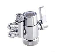 Répartiteur de robinet d'évier pour cuisine ou salle de bain, vanne d'inversion à 3 voies, pièce de rechange pour robinet d'évier se connecte à un tuyau de 1,9 cm