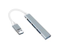 Répartiteur de Station d'accueil Multi-Ports 3 0 USB A 3.0 2.0 Hub Type C, Extension de Dock, Large Application for PC Portable(White)