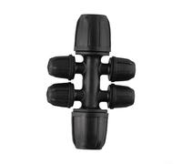 Répartiteur de tuyau 6 voies multivoies verrouillable connecteur pour irrigation agricole de jardin, interface réductrice DN16 mm vers 4/7 mm, distributeur d'eau en plastique
