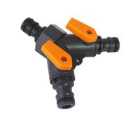 Répartiteur de tuyau à 2 voies, connecteur de tuyau d'arrosage à 2 voies, design sans fuite, séparateur de tuyau d'arrosage en Y, répartiteur de robinet d'arrosage à 2 voies, adaptateurs robustes à 2