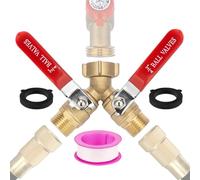 Répartiteur De Tuyau - Construction Robuste, Conception À Débit Bidirectionnel, Matériau Métallique Durable, Connecteur À Filetage Facile | Système D'arrosage Pour Jardin, Camping-car, Maison, Arroseu