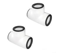 Répartiteur de tuyau de piscine haut de gamme pour Intex pour piscines Co*le*Man, connecteur de 3,8 cm avec anneaux de 3 L, idéal pour piscines hors sol, améliore le débit d'eau