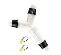 Répartiteur De Tuyau De Vidange Pour Appareil - Connecteur En T Étanche Pour Tuyaux De Vidange | Adaptateur De Raccord En T Pour Tuyau De Lave-vaisselle | Convertisseur De Sortie D'eau Multi-appareils