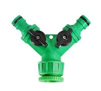 Répartiteur de tuyau d'eau - Valve de jardin avec deux sorties - Raccord de robinet haute performance - Adaptateur pigotad 2 voies pour lavage de voiture, patio, irrigation, balcon, utilisation de