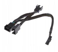 Répartiteur de ventilateur PWM 4 broches pour 3 adaptateurs avec couvercle noir