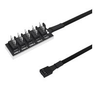 Répartiteur de ventilateurs PWM performant, compatibilité carte mère améliorée pour une utilisation flexible, ventilateurs de refroidissement