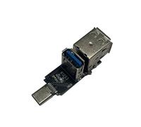 Répartiteur d'extension de type C vers USB 3.0 1 voie et module d'extension USB 2.0 2 voies 5 Gbps vitesse de transfert pour ordinateur portable, tablettes, adaptateur USB C pour tablettes PC